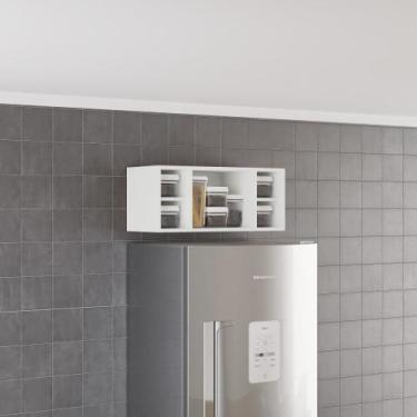 Imagem de Armário Aéreo Geladeira Pérola 70cm em MDP Sallêto - Sallêto Moveis, B