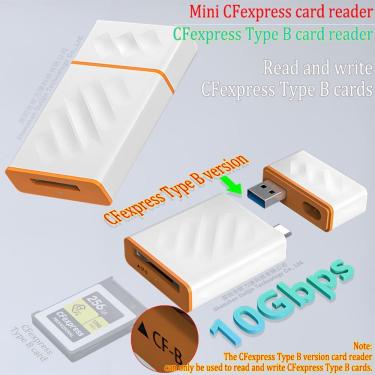 Imagem de Leitor de cartões CFexpress Uogic Mini USB 3.2 10Gbps Tipo B