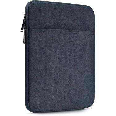 Imagem de Capa de transporte para iPad de 9 a 11 polegadas, bolsa acolchoada para tablet de viagem para iPad Pro M4 (2024), 11 iPad Air M2 M3(2025), A16, 10,9 10,2 e 10,6 polegadas-Azul marinho