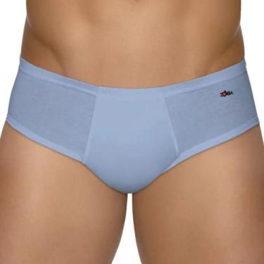 Imagem de Cueca Zorba Slip 172 Light 100% Algodão Com Abertura, Denin, P