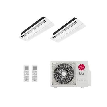 Imagem de Ar-Condicionado Multi Split Inverter LG 18.000 (2x Evap Cassete 1 Via 7.000) Quente/Frio 220V