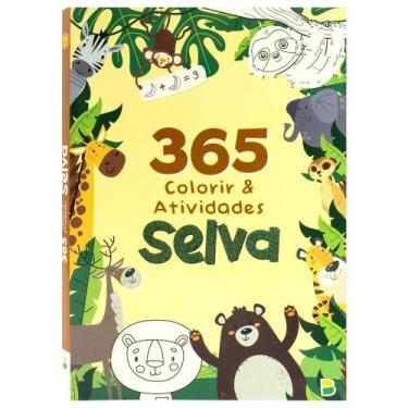 Imagem de Livro - 365 Selva - Colorir & Atividades