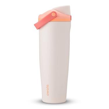 Imagem de Owala FreeSip Sway - Aço inoxidável - 1,134 g. - Laranja/bege (sorvete espumante)