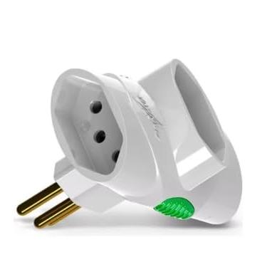 Imagem de Adaptador de Tomada em T (Benjamin) – 3 Saídas – 250V – 10A – Branco