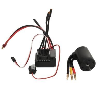 Imagem de Sluffs 3650 Brushless Motor 60A Brushless ESC Electric Speed Controller Combo Set for 1/10 RC Car (4300KV)