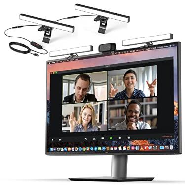 Imagem de HumanCentric Iluminação de videoconferência – luz de webcam para streaming, monitor de LED e luz de laptop para videoconferência, iluminação de zoom para computador, substitui anel de luz para reunião