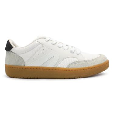 Imagem de Tenis Rainha Castle II, Unissex, Branco/Preto/Natural, 35