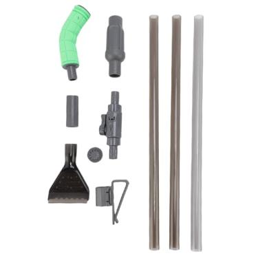 Imagem de Fockety Limpador de Sifão de Tanques de Peixes, Trocador de água Multifuncional Aquário Design Ergonômico Aquário Limpador de Cascalho Com Lavador de Detritos para Tanques de Peixes de