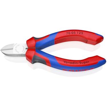Imagem de Knipex 70 05 125 cortador diagonal 12,5 cm com cabo macio cromado