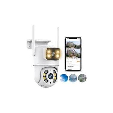 Imagem de Câmera De Segurança Ip Dupla- Wifi Infravermelho+Cartão de Memoria 32GB+1 Ano de Canais liberados.