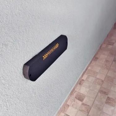 Imagem de Protetor Magnético de Porta de Carro em EVA, 67 x 4,2 cm, Proteção para Parede de Garagem, Cinza (Preto)