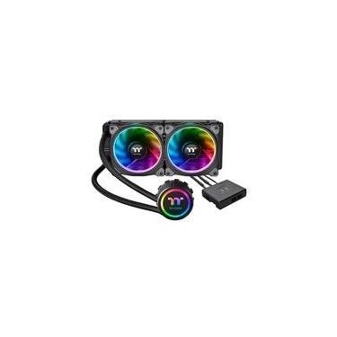 Imagem de Water Cooler Thermaltake FLOE Riing, RGB, 120mm, AMD/Intel, Preto - CLW157PL12SWA