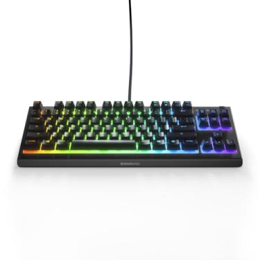 Imagem de SteelSeries Apex 3 TKL RGB Gaming Keyboard - fator formato compacto TKL de desporto, iluminação RGB de 8 zonas - teclado QWERTY americano