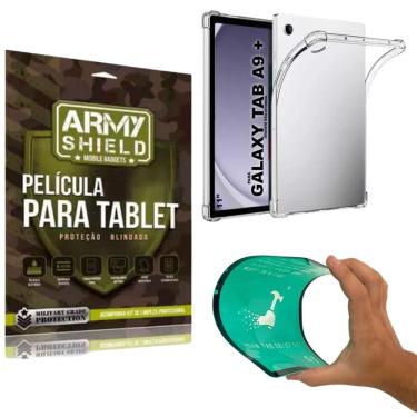 Imagem de Capa Capinha Galaxy Tab A9 Plus+ Pelicula 9D - Armyshield