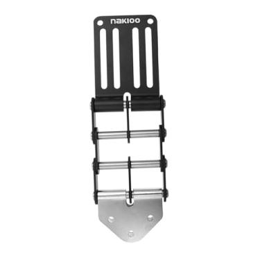 Imagem de Fenteer Bolsas para cinto de ferramentas, fivela de clipe, acessório profissional para carpinteiro, leve, faça você mesmo, atualização, liga de alumínio, Preto