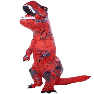 Imagem de Traje de dinossauro inflável ATDAWN para crianças de Halloween