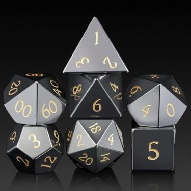 Imagem de Conjunto de dados: pedra preciosa de hematita DNDND com caixa de metal