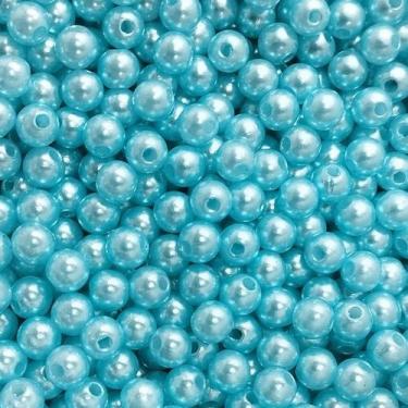 Imagem de PÉROLA DE ABS LISA Nº 06 20G PEROLA 6 MM - LADEIRA BIJUTERIAS, AZUL