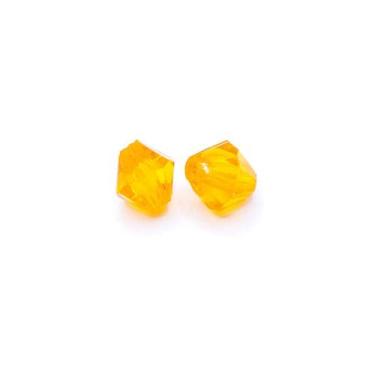 Imagem de Miçanga Passante Balão Facetado Acrílico Laranja 5mm 1000pçs 80g - Mac