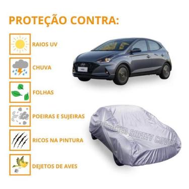 Imagem de Capa Cobrir Carro Hyundai Hb20 Hatch Proteção Impermeável - Mosaner St