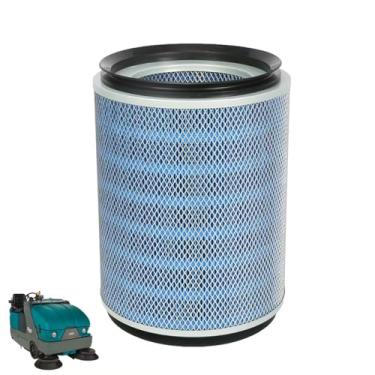 Imagem de Filtro Canister 1045900, novo elemento de filtragem substitui o filtro Hopper TN1045900, compatível com vassoura Tennant S20 S30 diesel/elétrica/gás/GLP; L 13,3 polegadas OD 28,2 cm, ID 17 cm,