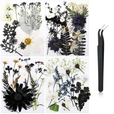 Imagem de Flores secas Nuanchu prensadas a granel para artesanato com pinça