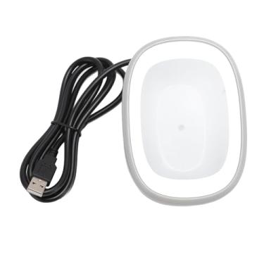 Imagem de 2D Desktop Barcode Scanner Automático Sensing Mãos Livre Voz Transmissão USB QR Code Reader para Supermercado Biblioteca ABS Material 1.35m Cabo