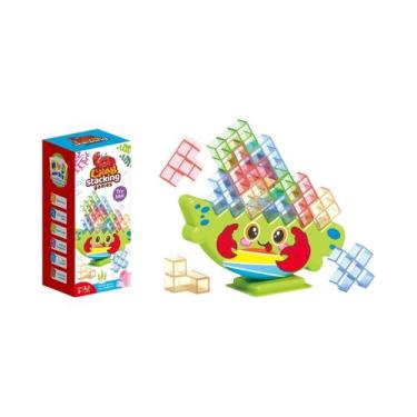 Imagem de Jogo De Empilhar Dinossauros Blocos De Construção Brinquedo De Festa Q