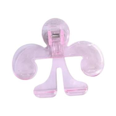 Imagem de Clipe De Livro De Plástico Transparente Com Suporte, Auxiliar De Leitu