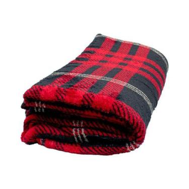 Imagem de Manta Coberta Cobertor de Microfibra Estampado Xadrez Sortida Camesa -