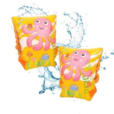 Imagem de Boia de Braço Infantil Inflável Polvo 23x15cm (3-6 anos) - OMEGA, Polv
