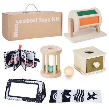 Imagem de Conjunto de brinquedos de aprendizagem precoce Starrykids 0-6 meses co