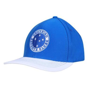 Imagem de Boné Cruzeiro DWJ, Azul, Branco, Único