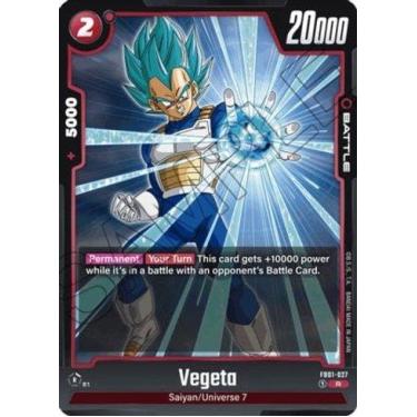 Imagem de Carta Dragon Ball TCG - Vegeta (Awakened Pulse) - Rara