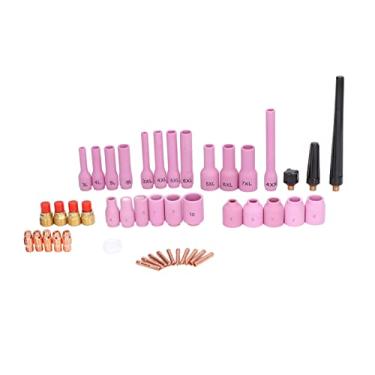 Imagem de Kit de acessórios de soldagem TIG de 46 peças para tocha SR WP 9/20/25 com materiais de cobre cerâmico