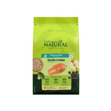 Imagem de Ração Guabi Natural Salmão e Cevada para Gatos Adultos Castrados - GN,