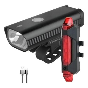 Imagem de Farol Bike Recarregável Profissional T6 Sinalizador Led K134