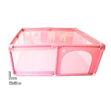 Imagem de Cercado Infantil Chiqueirinho Para Bebê Playpen Mastela 150x180, Rosa 