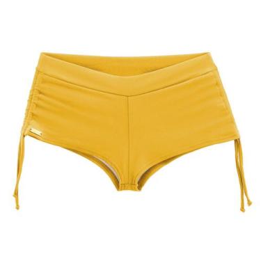 Imagem de Shortinho de Biquíni Regulável Poli Dance - Estigma, Amarelo, G