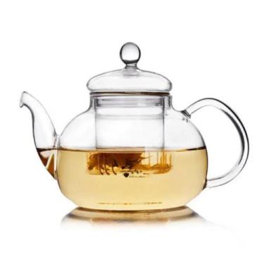 Imagem de Bule De Vidro 600ml Com Infusor E Parede Dupla - UpCoisas