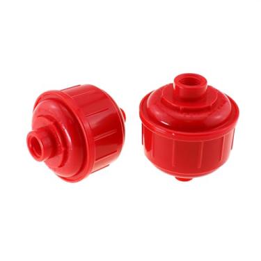 Imagem de TAODAN 2 peças de mini filtro de pistola de pulverização com rosca de 1/4 polegada de plástico descartável filtro de ar/água adequado para equipamentos de pintura em spray e ferramenta pneumática