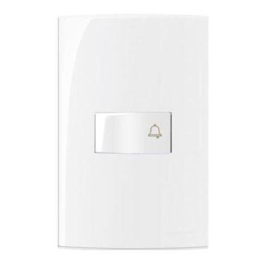 Imagem de Conjunto 1 Interruptor Pulsador Campainha Sleek Margirius