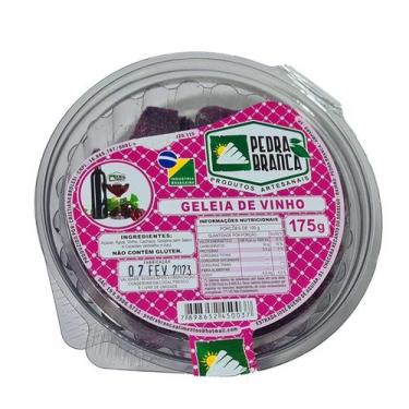 Imagem de Bala de Vinho Açucarada Caseira 175g - Pedra Branca