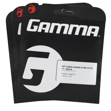 Imagem de Corda Gamma Dyna Ocho 17L 1.25mm Prata - Pack com 3 unidades