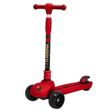 Imagem de Patinete Dobrável Do Flamengo Scooter Produto Oficial Zoop Toys, Verme