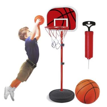 Imagem de Cesta De Basquete Radical Brinquedo Regulável Bola DMT5091 - DM TOYS