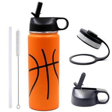 Imagem de Garrafa de basquete de aço inoxidável Thermos FMYWZS 530ml
