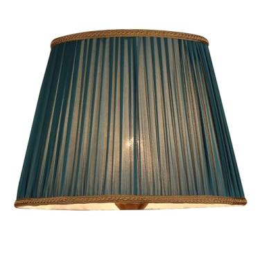 Imagem de lamp shades Abajur plissado de tecido feito à mão, luminária de mesa, piso, capa de reposição em formato de leque, 7,87" superior x 11,81" inferior 8,66"(Figure3)
