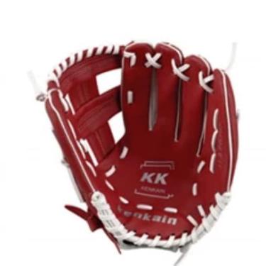 Imagem de Luva de beisebol luvas de bater de beisebol de couro homens crianças luva de beisebol direita equipamento prática mão Gants luvas de beisebol e mitenes (cor: 11,5 polegadas)