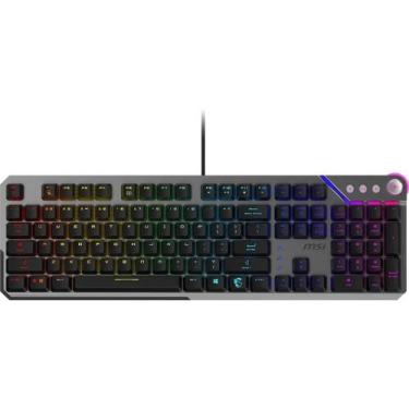 Imagem de Teclado Mecânico Gamer MSI Strike 600, RGB, Switch Silencioso, USB 2.0